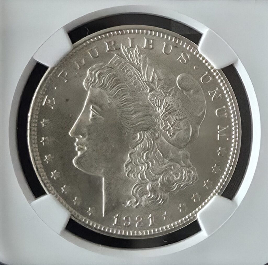 1921 Morgan Dollar NGC MS63